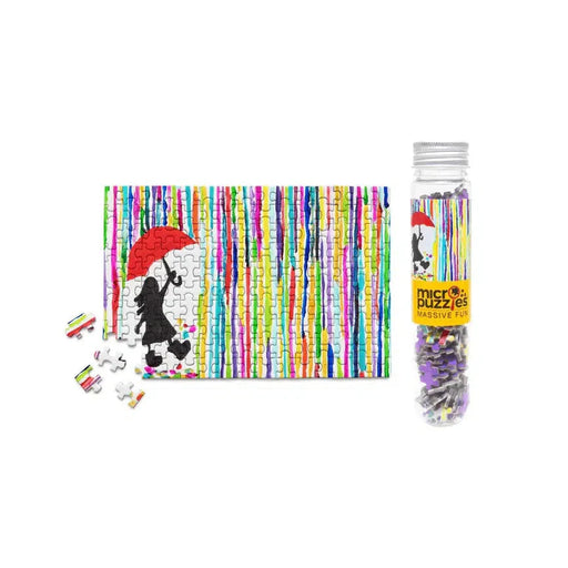 Rainbow Rain 150 Piece Mini Jigsaw Puzzle Micro Puzzles - for just $10.99! 