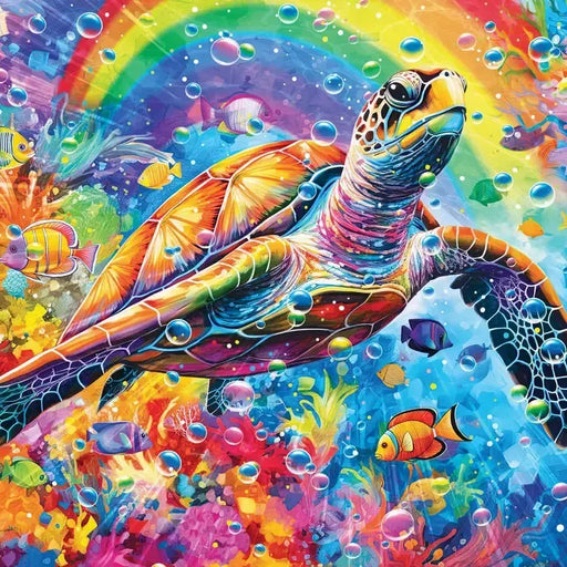 Rainbow Sea 500 Piece Soft Touch Jigsaw Puzzle Crown Point - for just $19.99! 