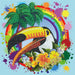 Rainbow Toucan Crystal Art Card Kit Craft Buddy - for just $7.99! 