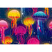 Rainbow of Jellyfish 500 Piece Jigsaw Puzzle Trefl - for just $17.99! 