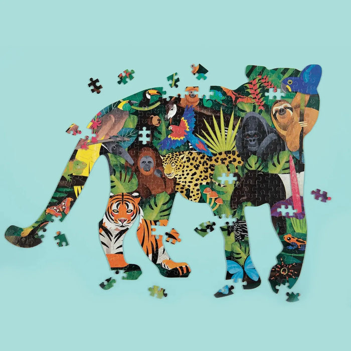 Rainforest 300 Piece Shaped Jigsaw Puzzle Mudpuppy - for just $17.99! 