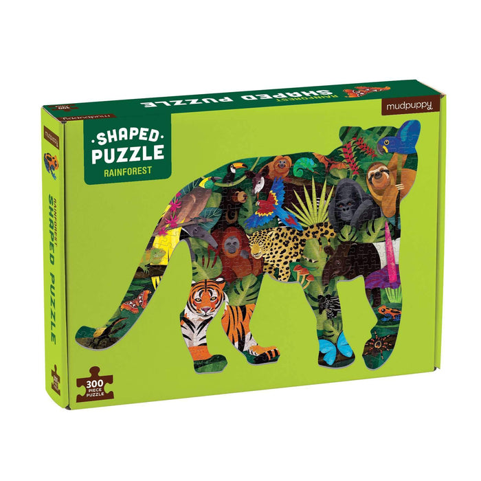 Rainforest 300 Piece Shaped Jigsaw Puzzle Mudpuppy - for just $17.99! 