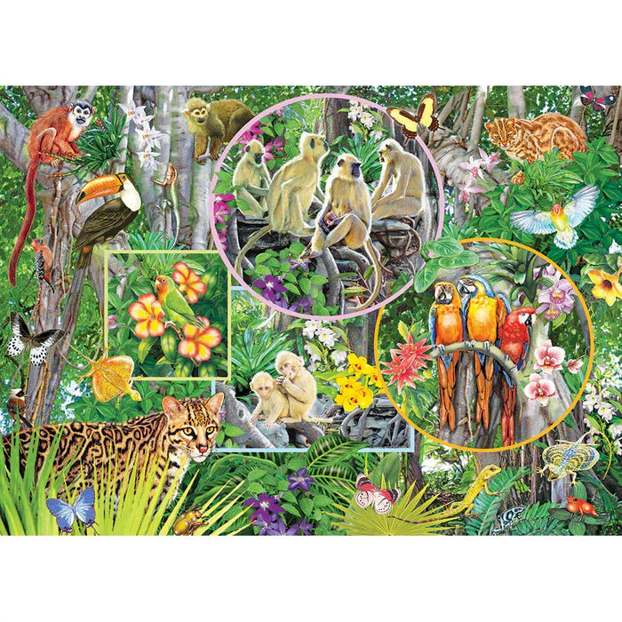 Rainforest Magic 350 Piece Family Jigsaw Puzzle Cobble Hill - for just $17.99! 