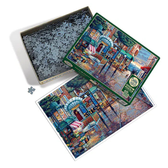 Rainy Day Stroll 1000 Piece Jigsaw Puzzle Cobble Hill - for just $19.99! 