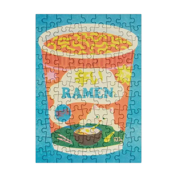 Ramen 99 Piece Mini Jigsaw Puzzle Happily - for just $11.99! 