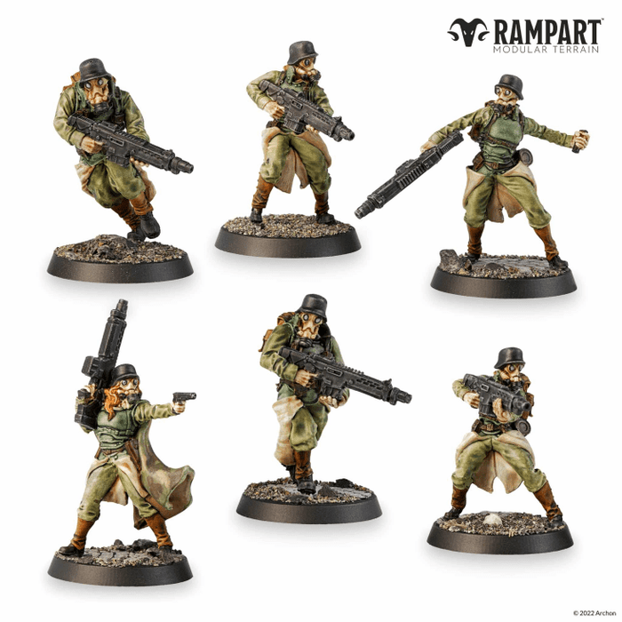 Rampart Modular Terrain: City Defenders Miniature Pack - for just $58.99! 