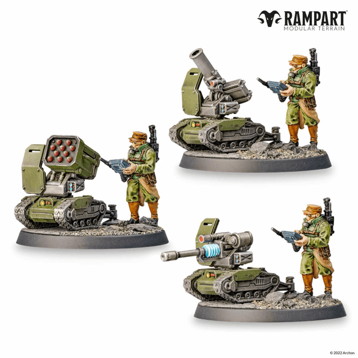 Rampart Modular Terrain: City Defenders Miniature Pack - for just $58.99! 