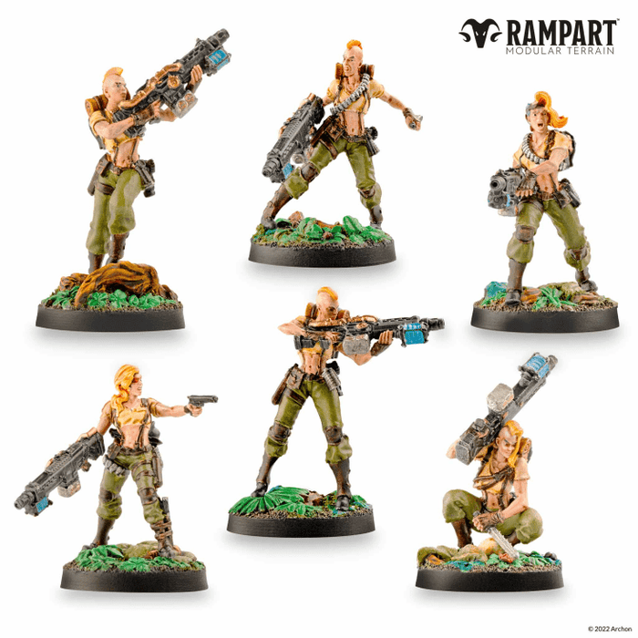 Rampart Modular Terrain: City Defenders Miniature Pack - for just $58.99! 