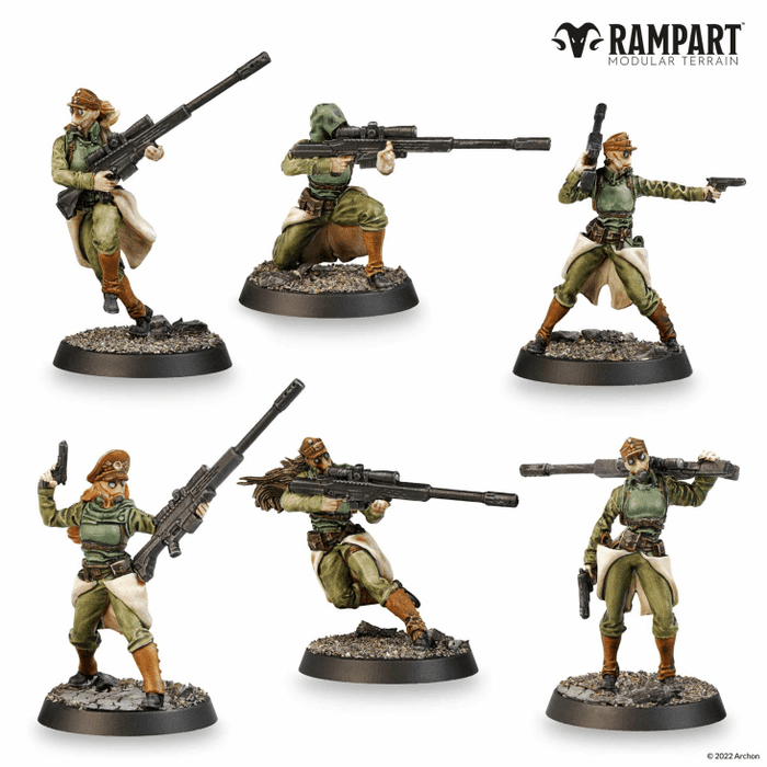 Rampart Modular Terrain: City Defenders Miniature Pack - for just $58.99! 