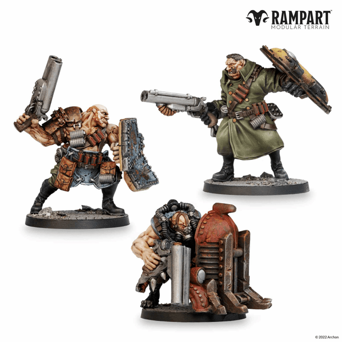 Rampart Modular Terrain: City Defenders Miniature Pack - for just $58.99! 