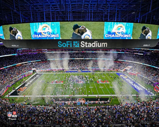 Los Angeles Rams SoFi Stadium Super Bowl LVI Champions 8" x 10" Football Photo - for just $9.99! 