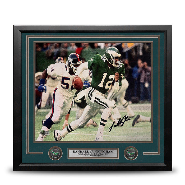 Randall Cunningham Running v. the Giants Philadelphia Eagles Autographed 16x20 Framed Football Photo - for just $249.99! 