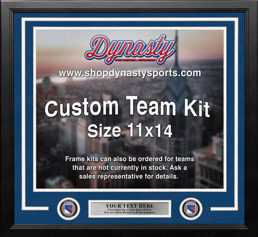 New York Rangers Custom NHL Hockey 11x14 Picture Frame Kit (Multiple Colors) - for just $39.99! 