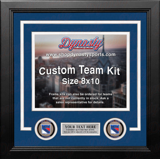 New York Rangers Custom NHL Hockey 8x10 Picture Frame Kit (Multiple Colors) - for just $29.99! 
