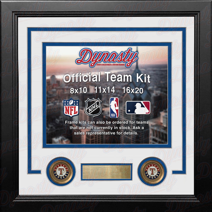 Texas Rangers Custom MLB Baseball 11x14 Picture Frame Kit (Multiple Colors) - for just $39.99! 