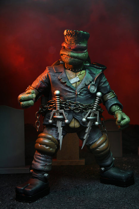 NECA Universal Monsters x Teenage Mutant Ninja Turtles - Ultimate Raphael as Frankenstein’s Monster - for just $44.99! 
