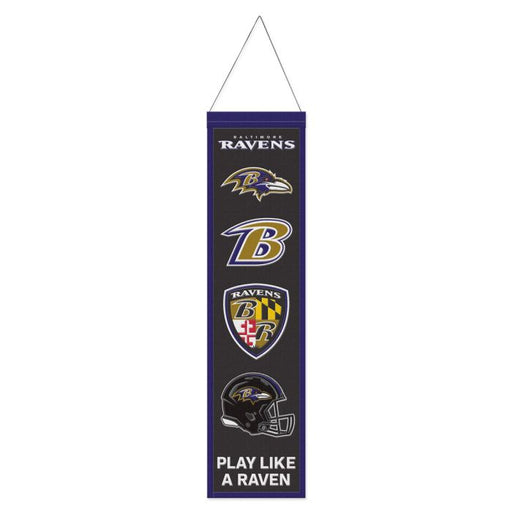 Baltimore Ravens 8" x 32" Wool Banner - for just $44.99! 