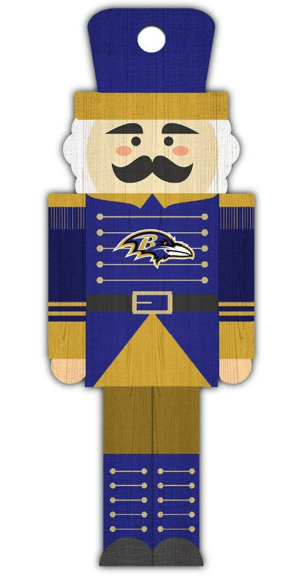 Baltimore Ravens Wood Nutcracker Ornament - for just $9.99! 