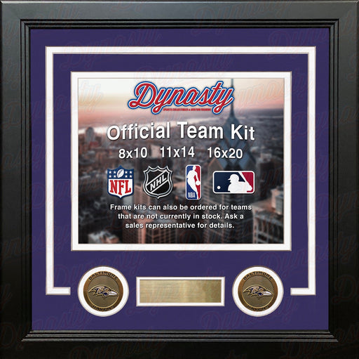 Baltimore Ravens Custom NFL Football 11x14 Picture Frame Kit (Multiple Colors) - for just $47.99! 