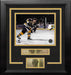 Ray Bourque Slapshot Boston Bruins 8" x 10" Framed Hockey Photo with Engraved Autograph - for just $79.99! 