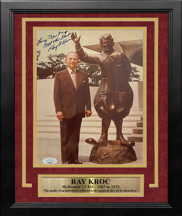 Ray Kroc McDonald's CEO Autographed 8" x 10" Framed Photo - for just $999.99! 