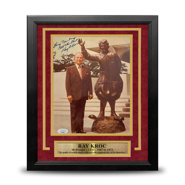 Ray Kroc McDonald's CEO Autographed 8" x 10" Framed Photo - for just $999.99! 
