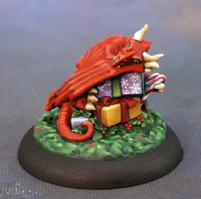 Reaper Miniatures Holiday: Christmas Dragon Hoard - for just $9.99! 