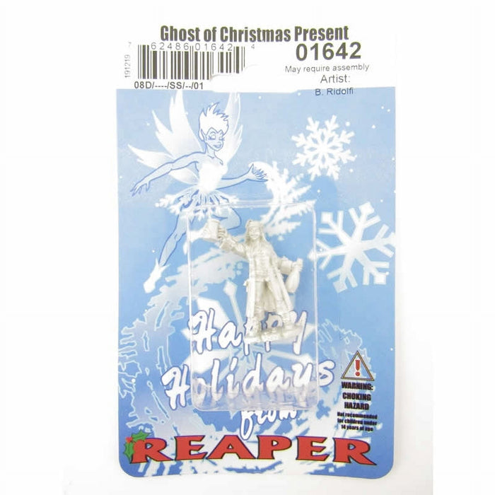 Reaper Miniatures Holiday: Ghost of Christmas Present - for just $8.99! 