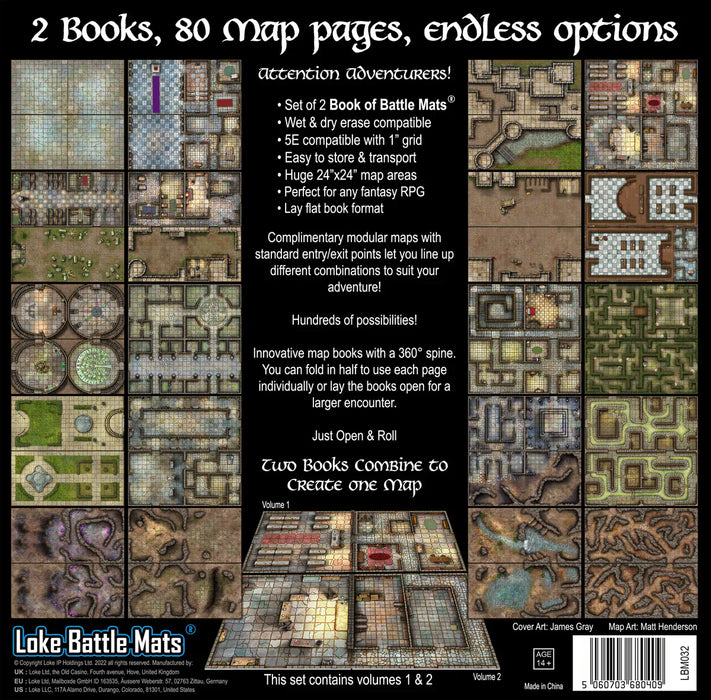 Book of Battle Mats: Castles, Crypts & Caverns - for just $46.99! 