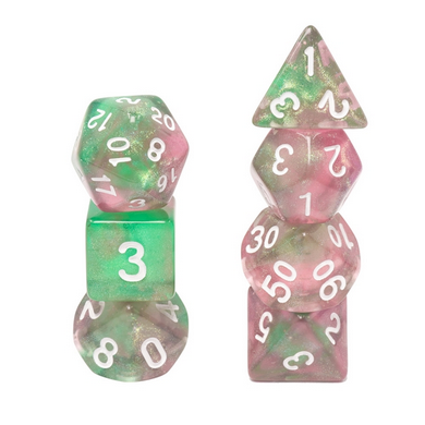 Glow in the Dark Rebirth RPG Dice Set - for just $11.99! 