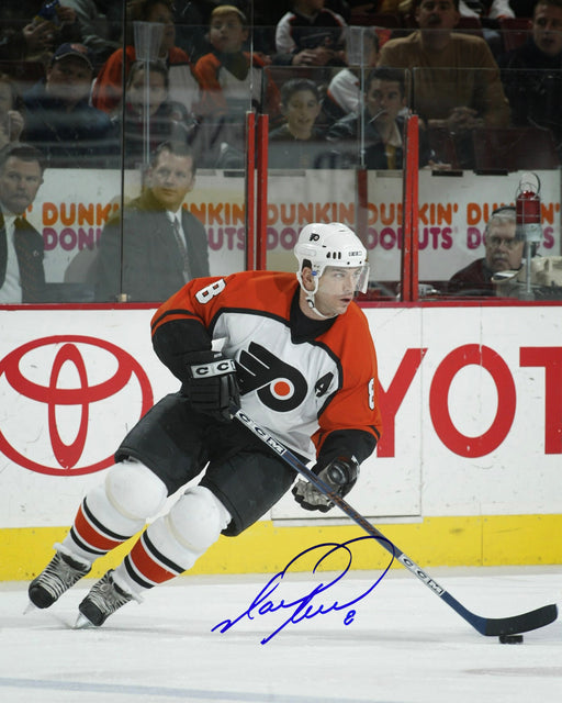 Mark Recchi in Action Philadelphia Flyers Autographed 16" x 20" Hockey Photo - for just $89.99! 