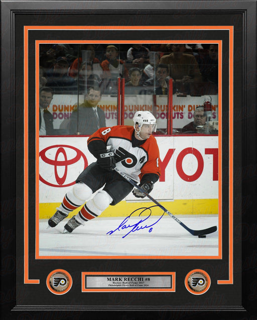 Mark Recchi in Action Philadelphia Flyers Autographed 11" x 14" Framed Hockey Photo - for just $119.99! 