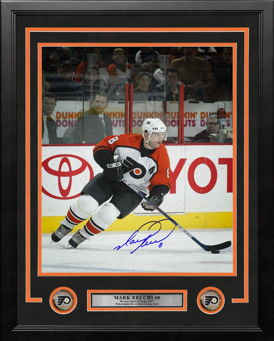 Mark Recchi in Action Philadelphia Flyers Autographed 11" x 14" Framed Hockey Photo - for just $119.99! 