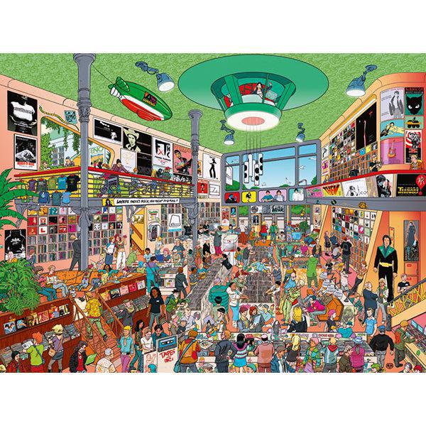 Record Store 1500 Piece Jigsaw Puzzle Heye - for just $39.99! 