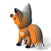 Red Fox 3D Cardboard Model Kit Eugy - for just $11.99! 