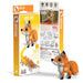 Red Fox 3D Cardboard Model Kit Eugy - for just $11.99! 