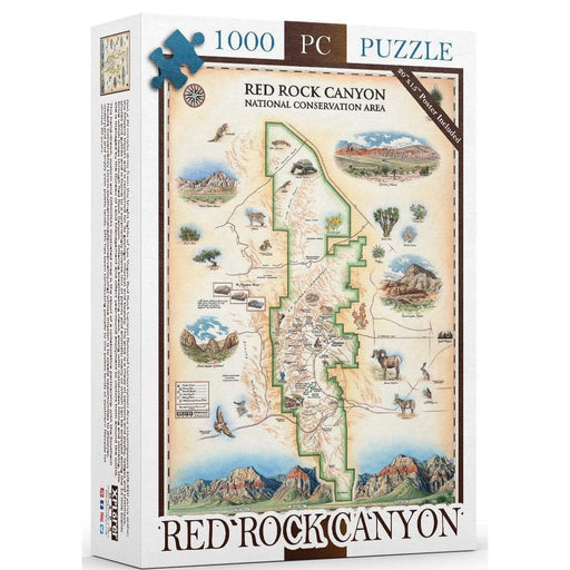 Red Rock Canyon 1000 Piece Jigsaw Puzzle Xplorer Maps - for just $24.99! 