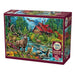 Red Roofed Cabin 2000 Piece Jigsaw Puzzle Cobble Hill - for just $29.99! 
