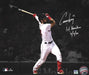 Connor Wong Boston Red Sox Autographed 16x20 Spotlight Photo Inscr. 1st Home Run with Date - Silver - for just $59.99! 
