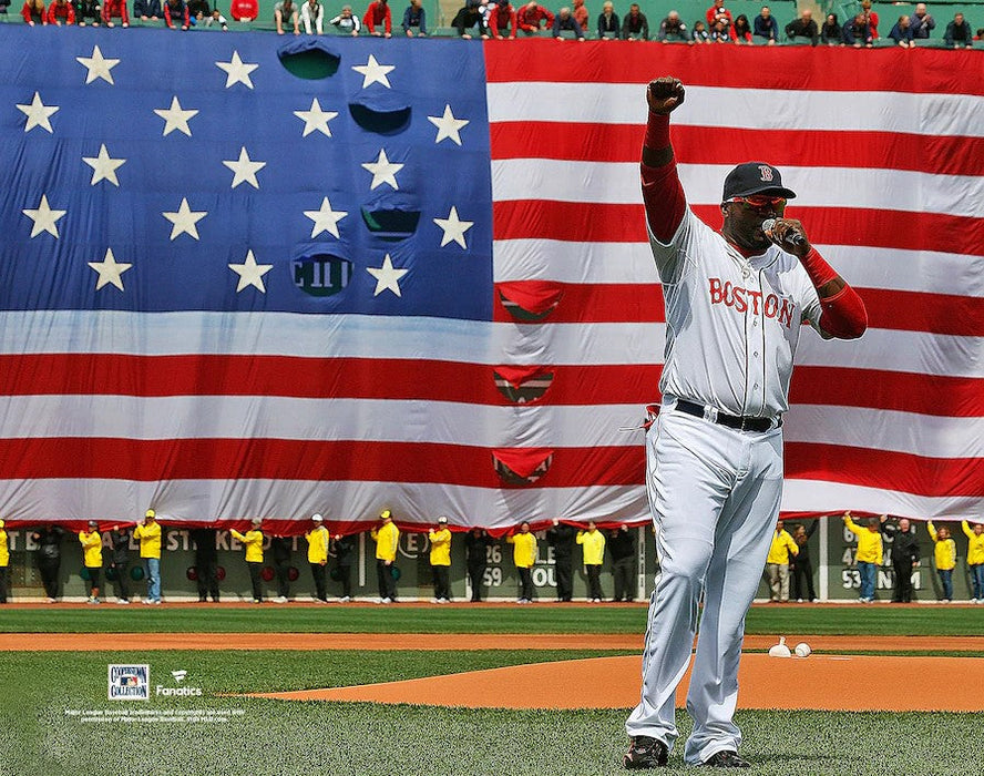 David Ortiz 2013 This is Our City Speech Boston Red Sox 8" x 10" Baseball Photo - for just $9.99! 