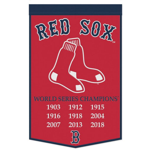 Boston Red Sox 24" x 38" Primary Wool Banner - for just $99.99! 