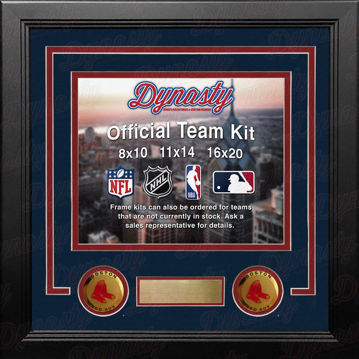 Boston Red Sox Custom MLB Baseball 11x14 Picture Frame Kit (Multiple Colors) - for just $39.99! 