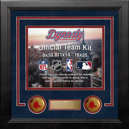 Boston Red Sox Custom MLB Baseball 16x20 Picture Frame Kit (Multiple Colors) - for just $49.99! 