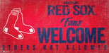 Boston Red Sox Fans Welcome Wood Sign - for just $14.99! 
