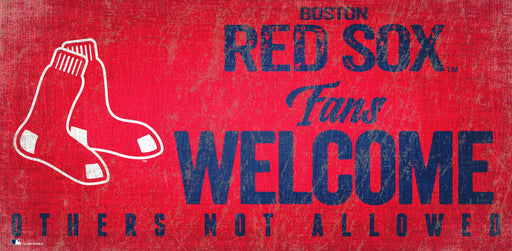 Boston Red Sox Fans Welcome Wood Sign - for just $14.99! 