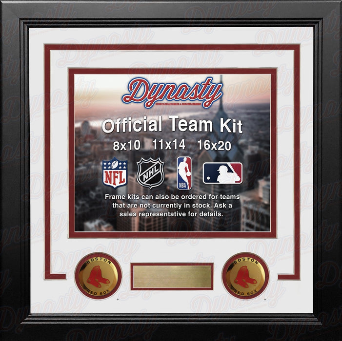 Boston Red Sox Custom MLB Baseball 16x20 Picture Frame Kit (Multiple Colors) - for just $49.99! 