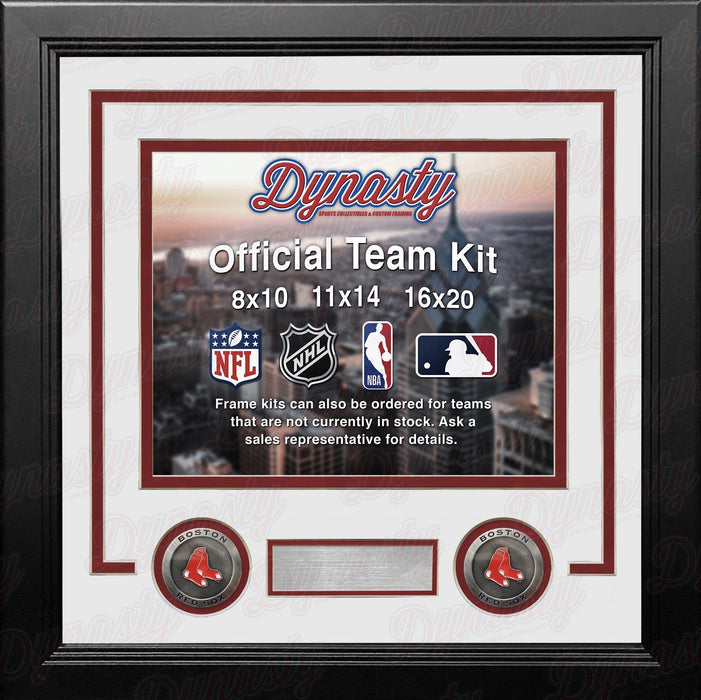 Boston Red Sox Custom MLB Baseball 8x10 Picture Frame Kit (Multiple Colors) - for just $29.99! 