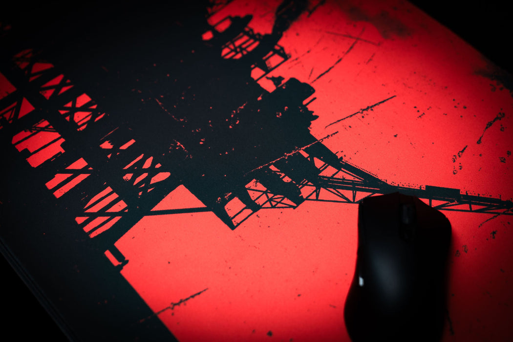 "Oil Rig" II — Rust Deskmat - for just $49.95! 