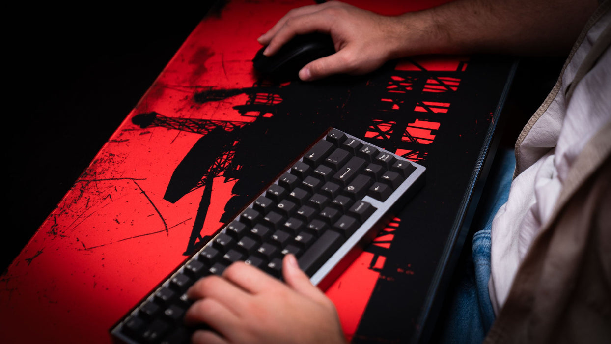 "Oil Rig" II — Rust Deskmat - for just $49.95! 