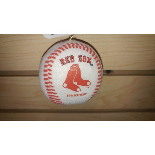 Boston Red Sox Plush Baseball Ornament - Premium Holiday - Ornaments - Just $5.99! Shop now at Retro Gaming of Denver